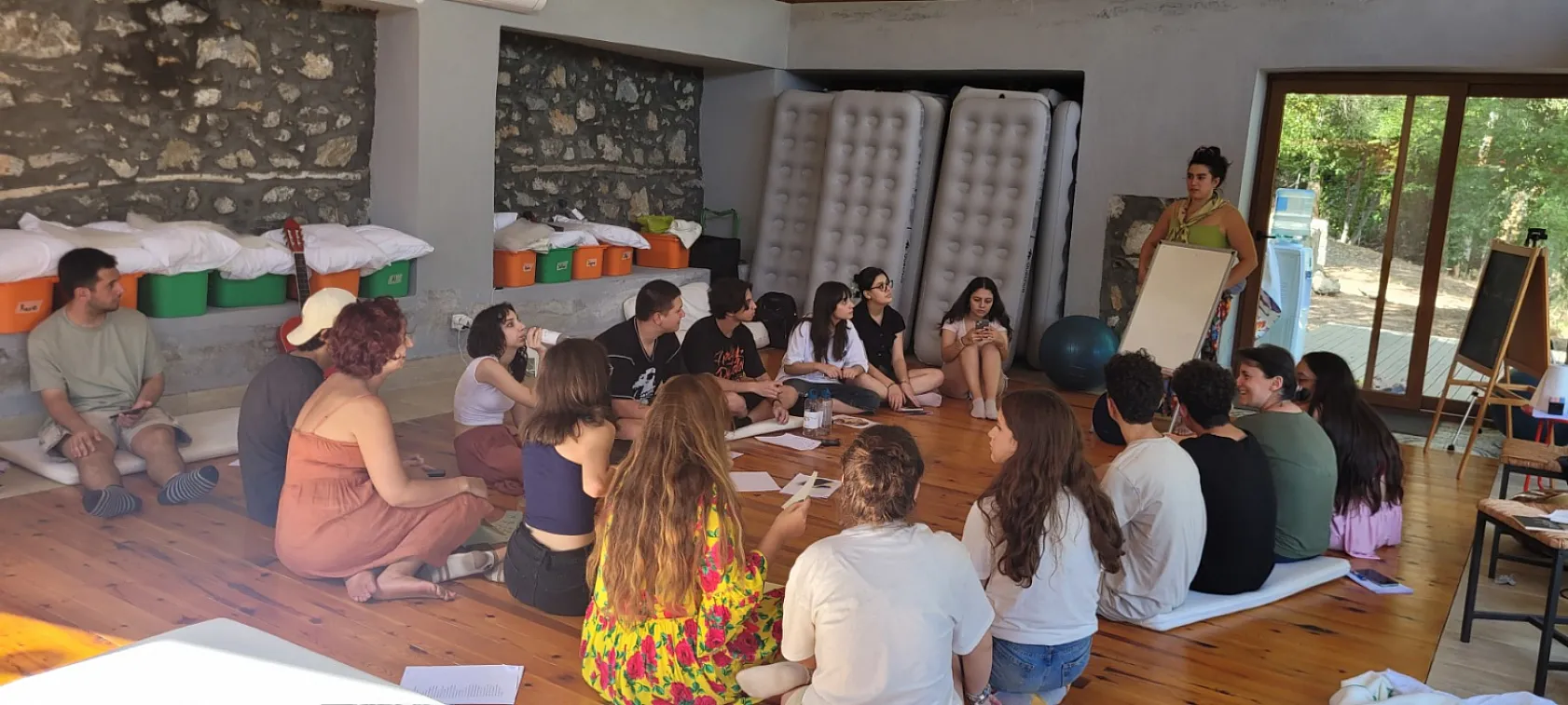'Taş, Ses, Beden Atölyesi' Muğla'da Gerçekleştirildi