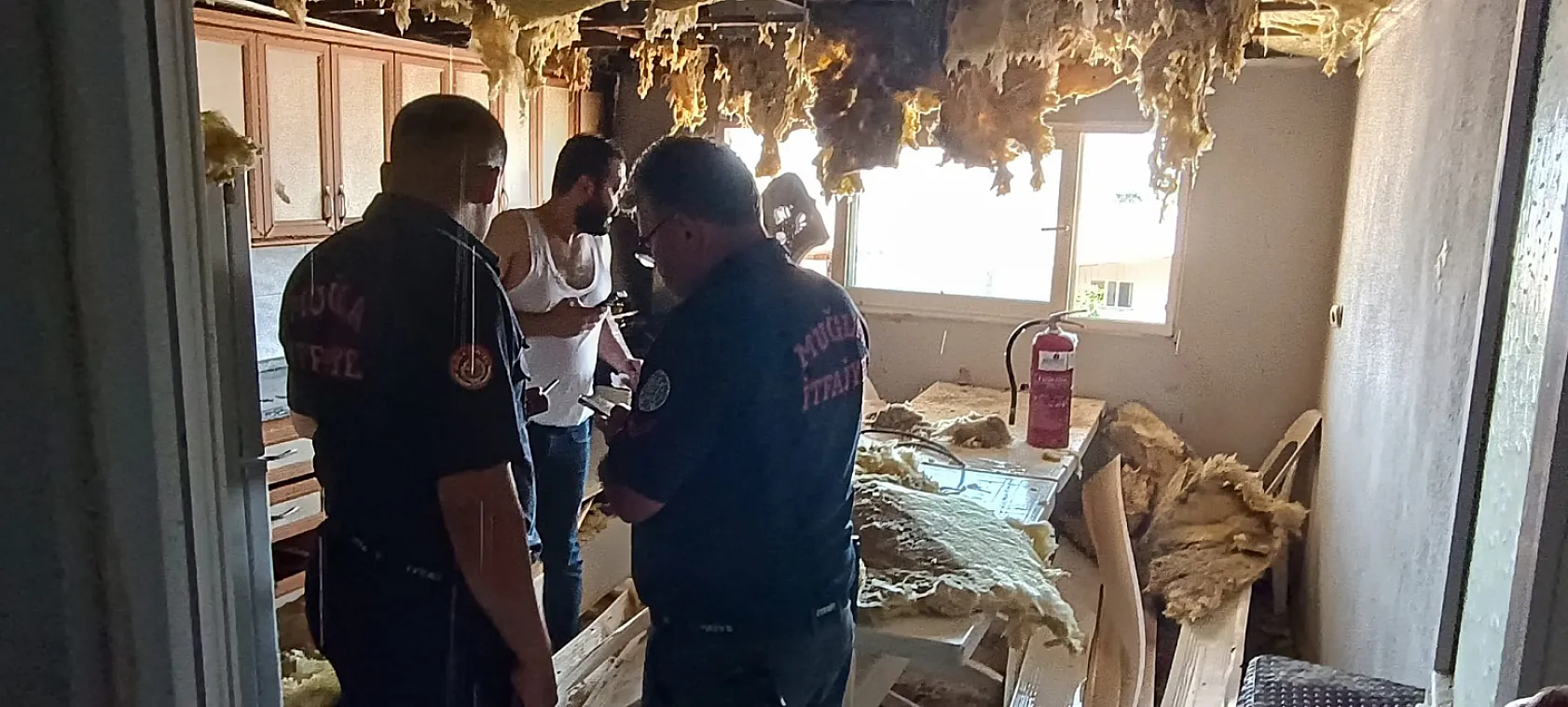 Fethiye Karaçulha halinde korkutan yangın: İtfaiyenin hızlı müdahalesi facianın önüne geçti