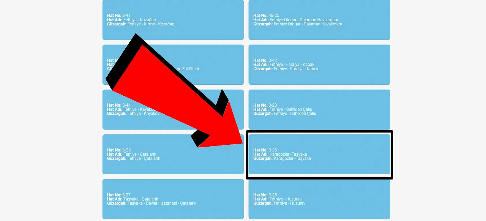 MUTTAŞ ile Fethiye'de Dolmuşunuz Nerede Öğrenin!