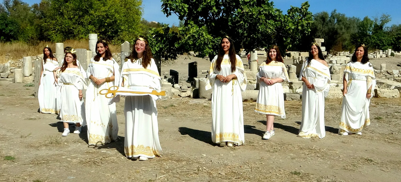 Stratonikeia'da 3 bin 500 yıllık anahtar taşıma töreni