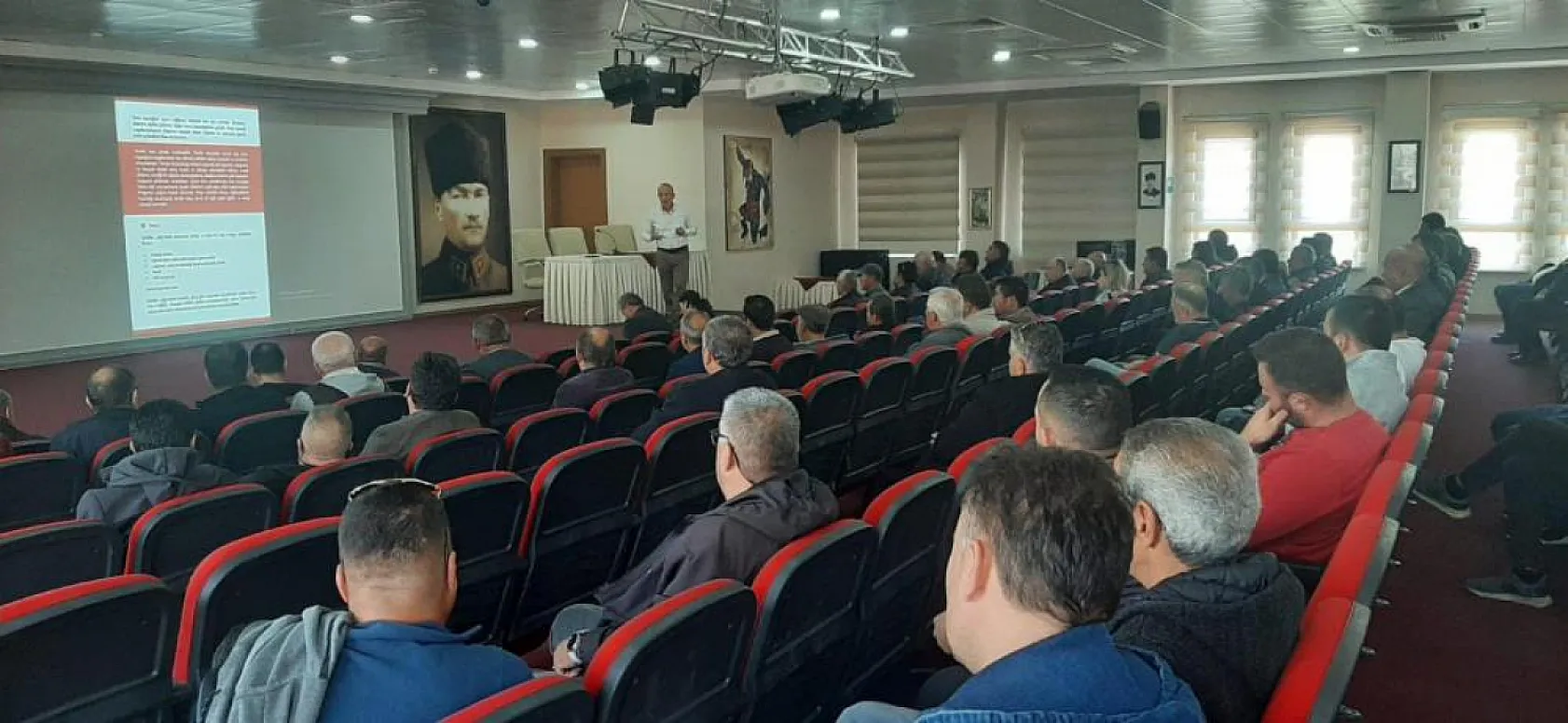 Menteşe'de taşıma şoförlerine iş sağlığı ve güvenliği eğitimi verildi