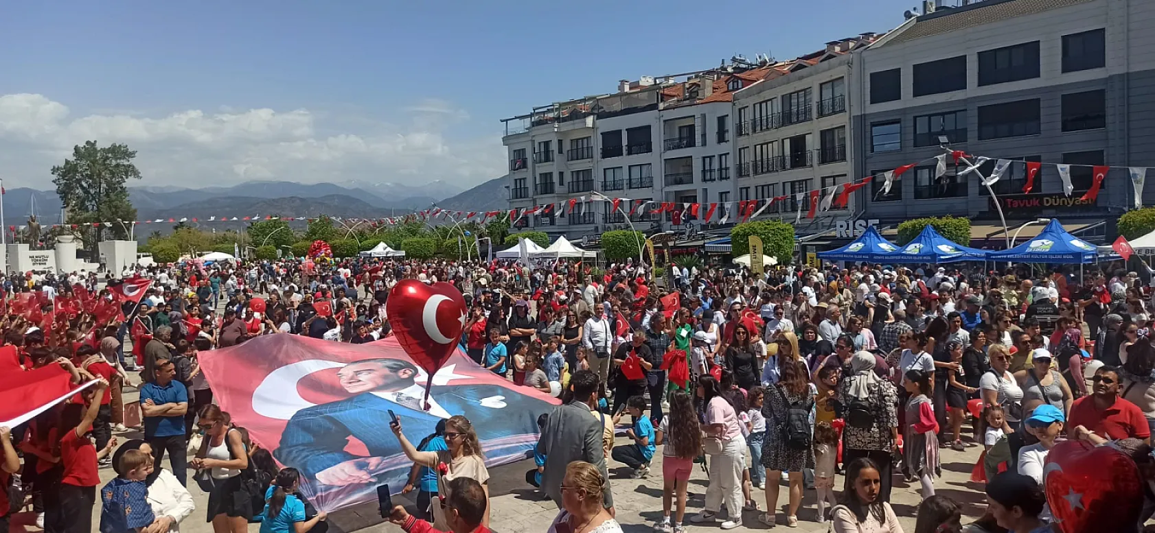 16. Uluslararası Altın Güneş Fethiye Çocuk Festivali coşkuyla kutlandı