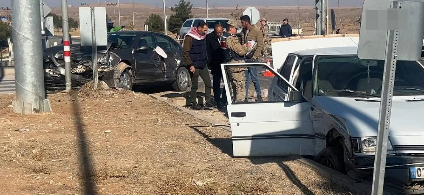 Suriye'ye dönüş yolunda kaza: 5 yaralı