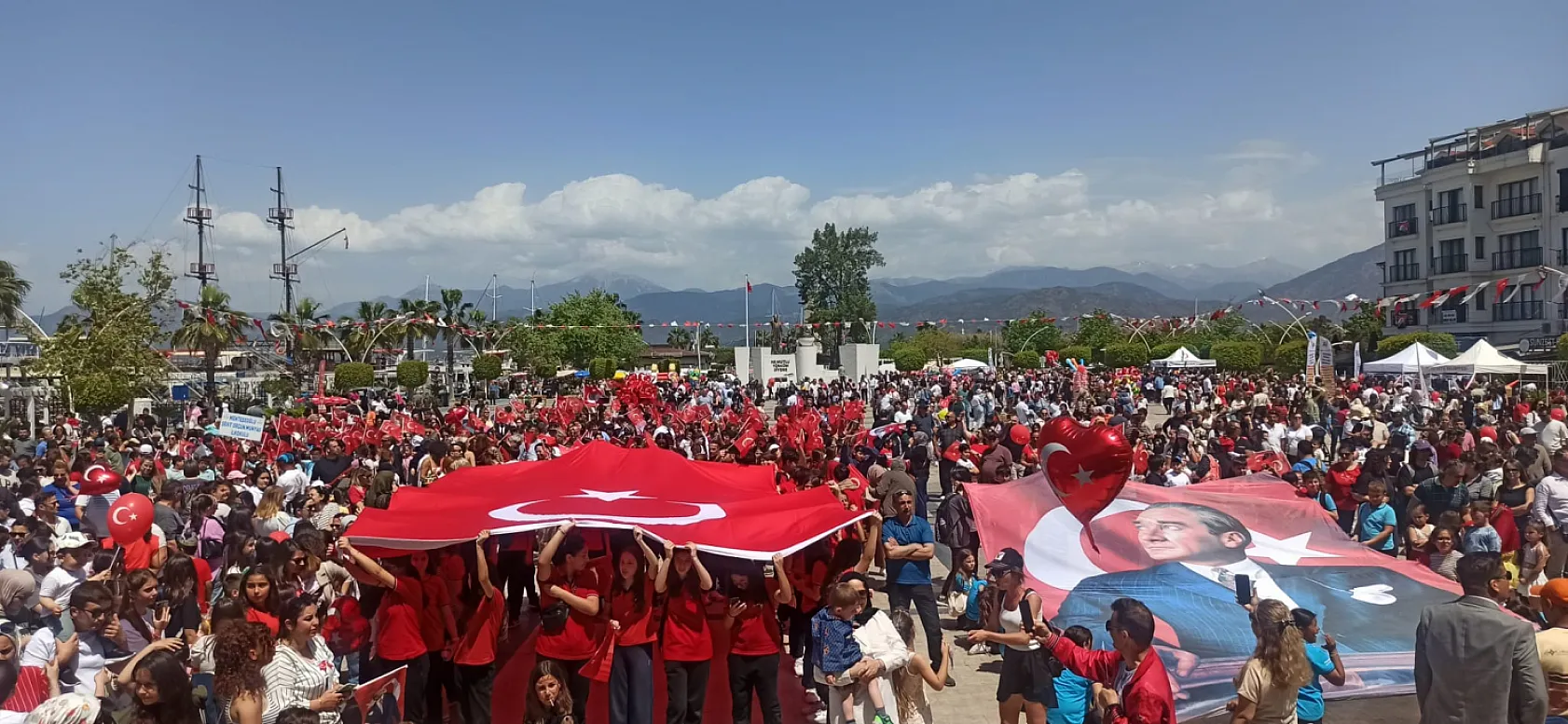 16. Uluslararası Altın Güneş Fethiye Çocuk Festivali coşkuyla kutlandı
