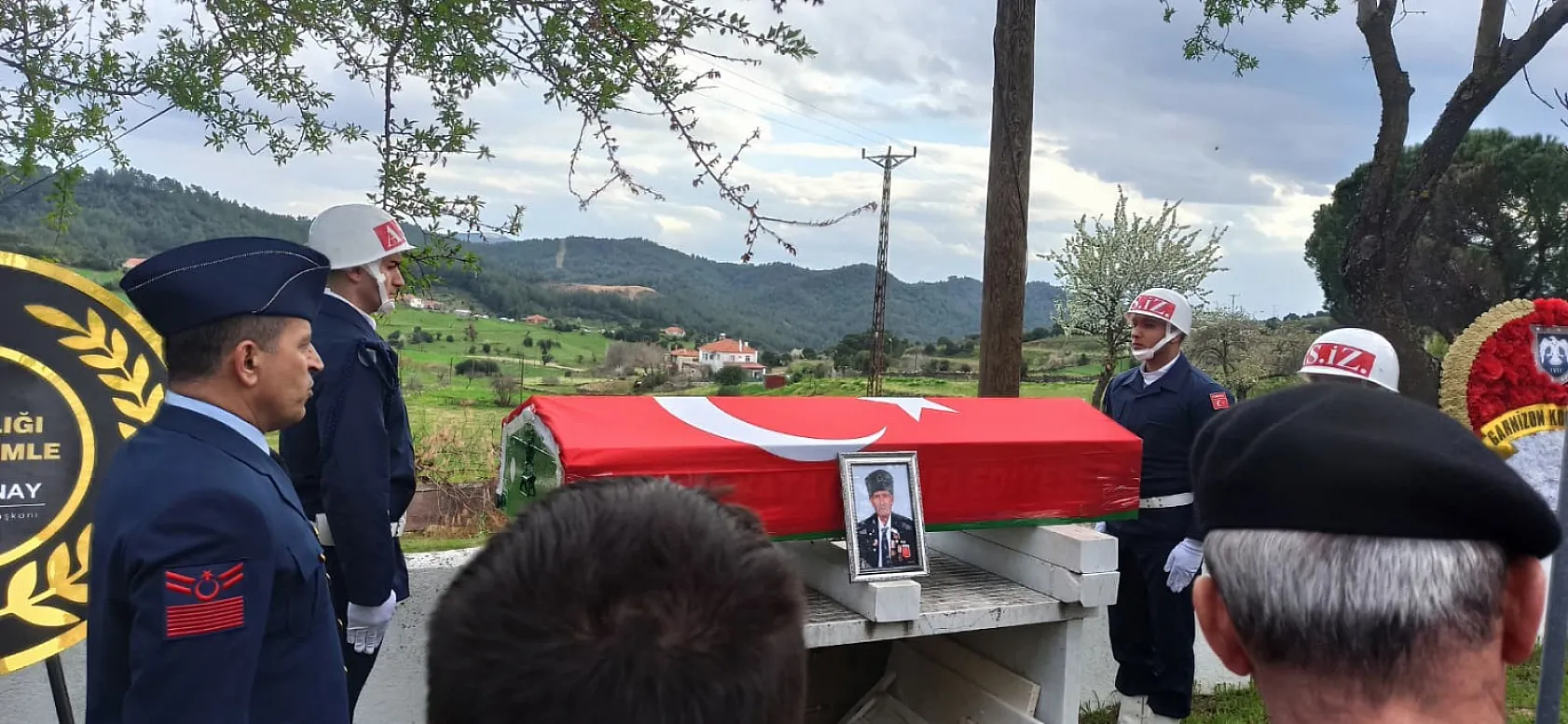 Yatağan'da Kıbrıs Gazisi Yelaldı son yolculuğuna uğurlandı