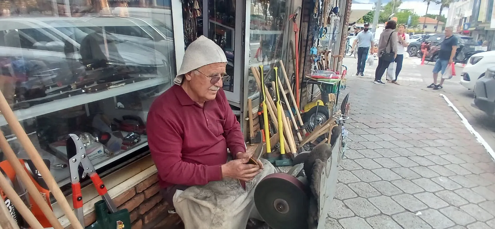 Fethiye'de Kurban Bayramı öncesi bıçakçılarda yoğun mesai: 40 yıllık usta iş başında