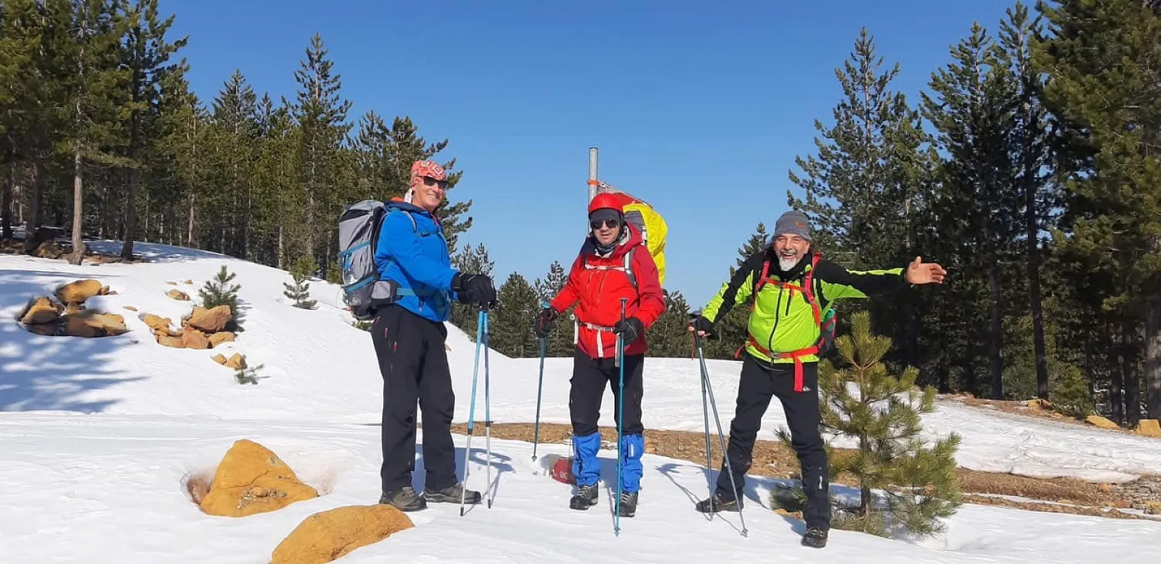 Muğlalı dağcılar Sandras Dağı'nda zirve yaptı