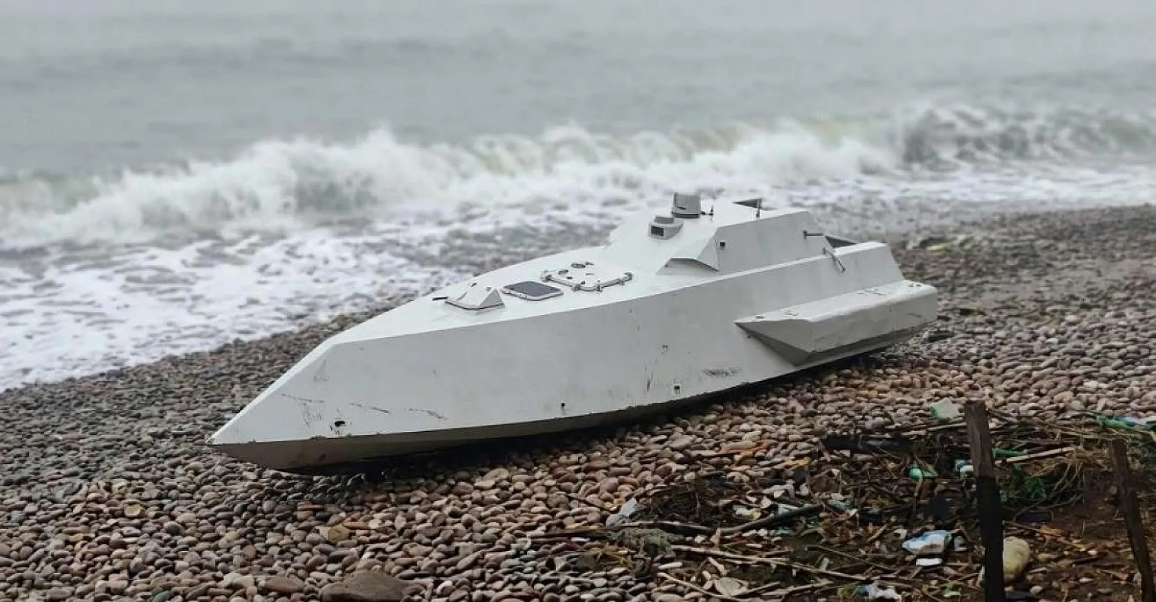 Ordu'da kıyıya insansız deniz aracı vurdu