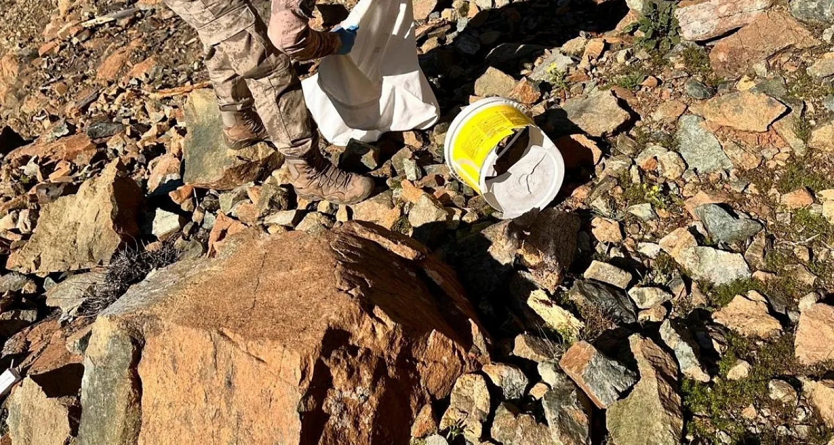 Çıntar toplarken dağda kaybolan adamdan bir iz bulundu