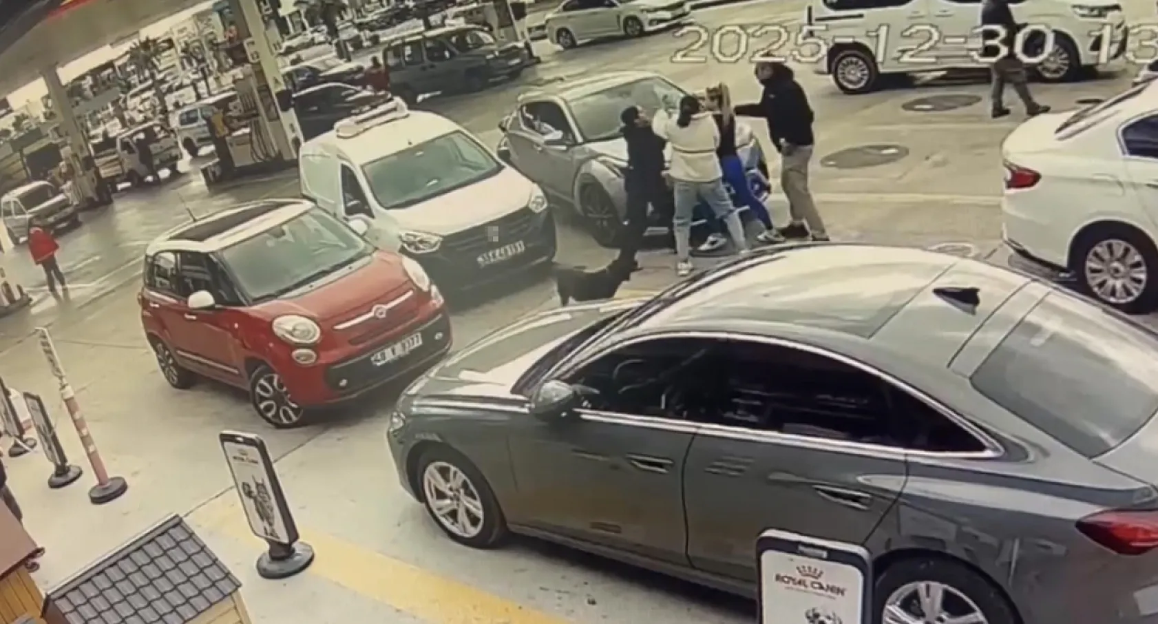 Bodrum'da maddi hasarlı kazanın kavgası büyük oldu