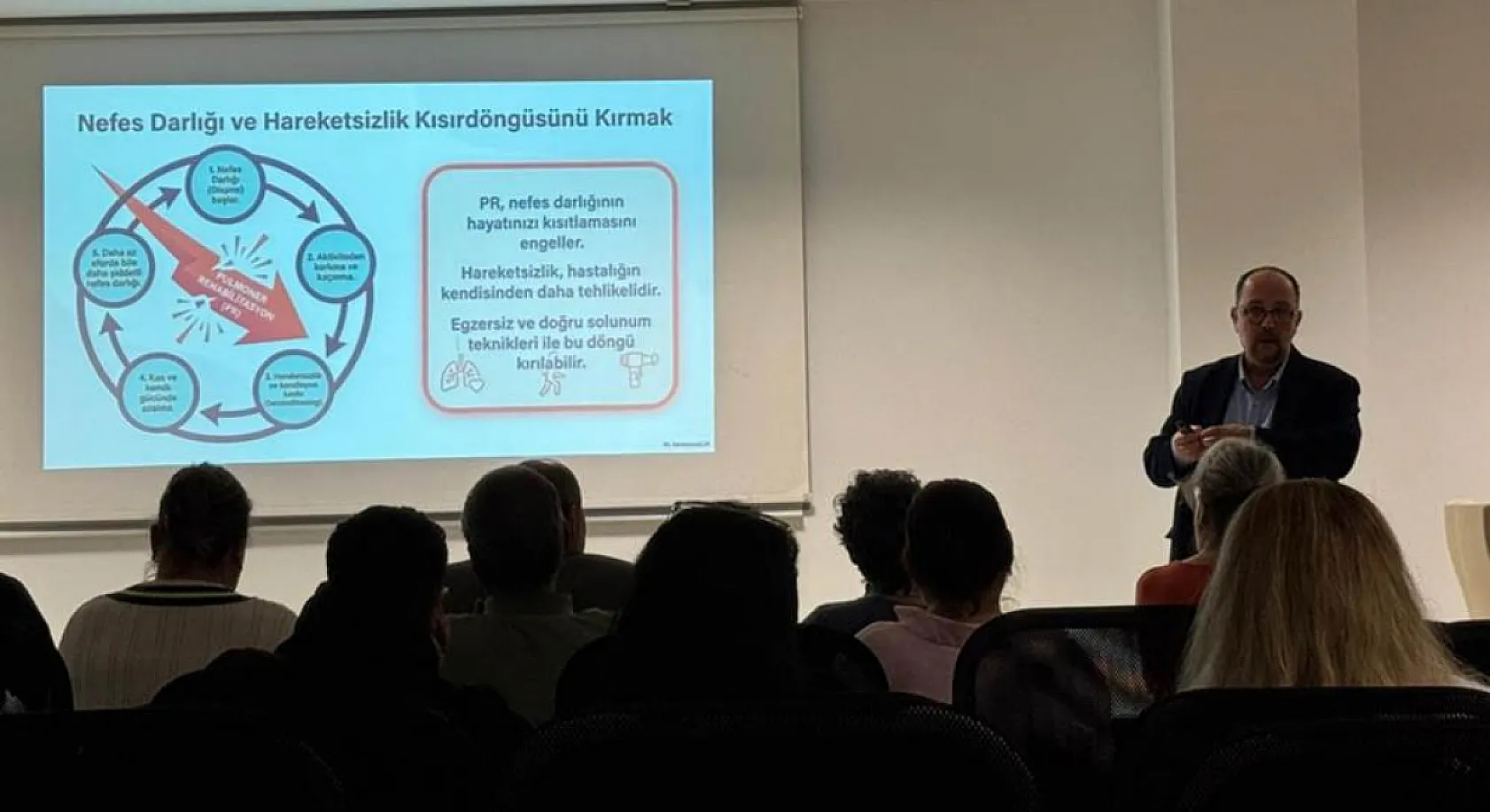 Muğla Eğitim ve Araştırma Hastanesi'nde Pulmoner Rehabilitasyon Eğitimi