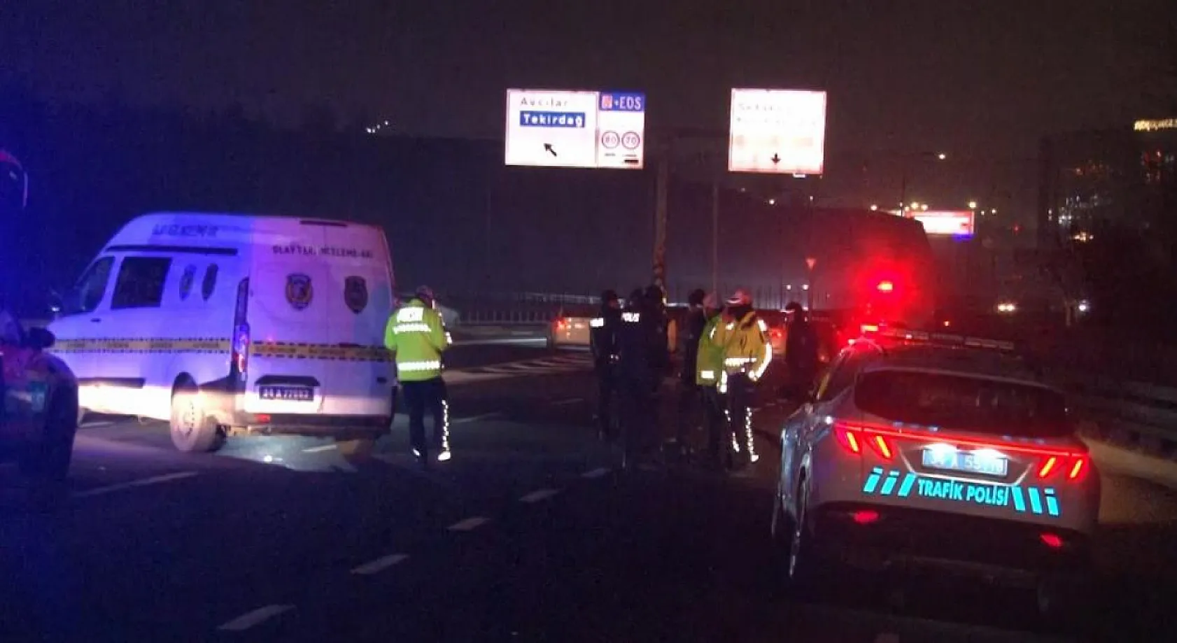 Feci kaza: Otomobilin çarptığı yaya öldü