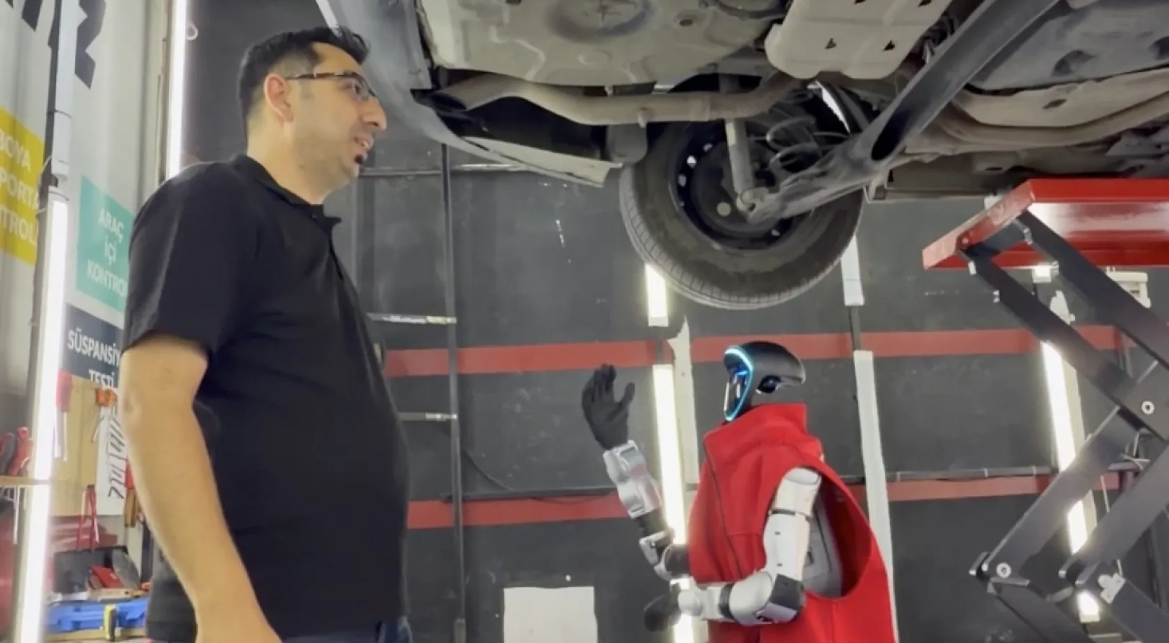 Oto ekspertiz firmasının zam isteyen robotu