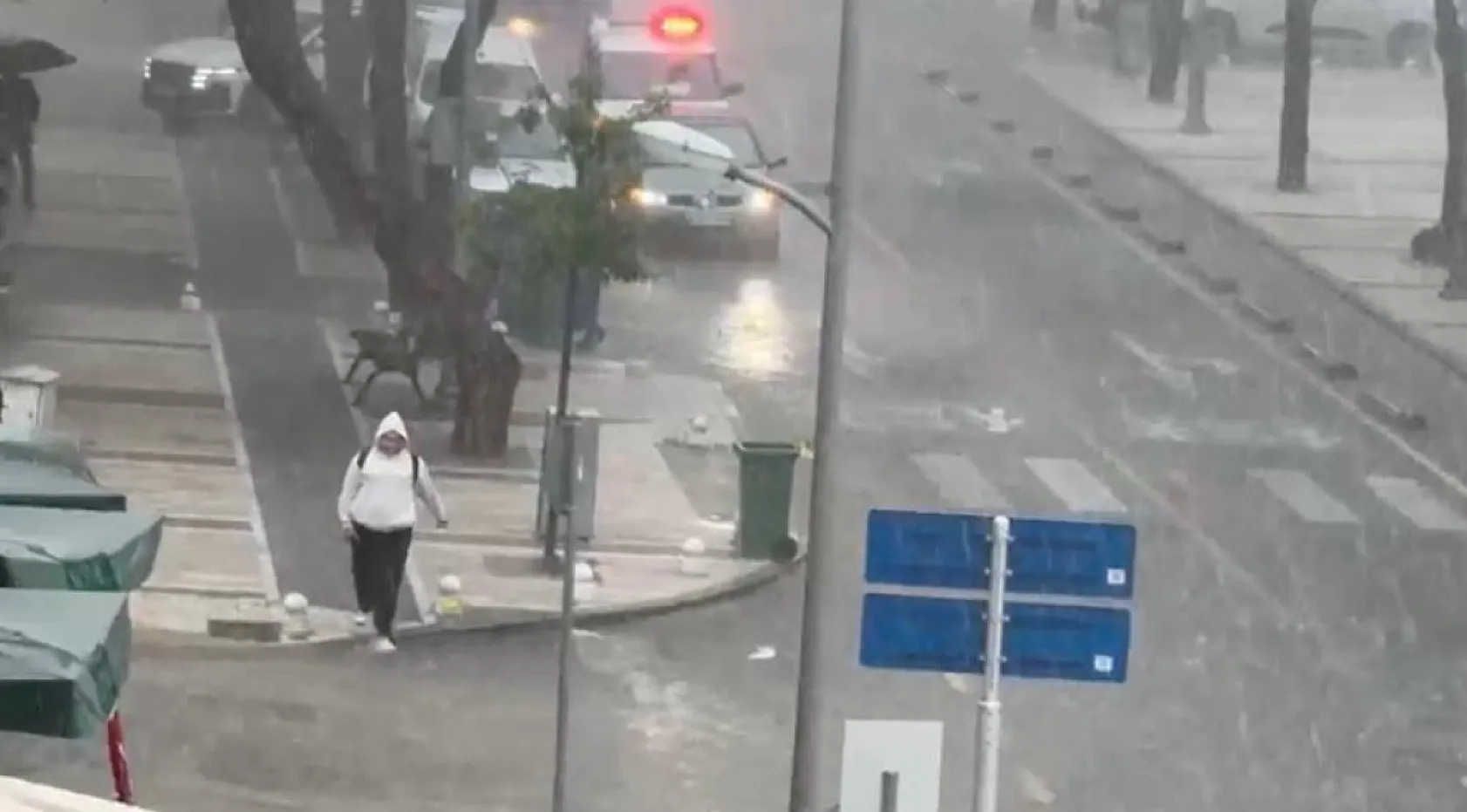 Muğla'da sağanak ve dolu hayatı olumsuz etkiledi