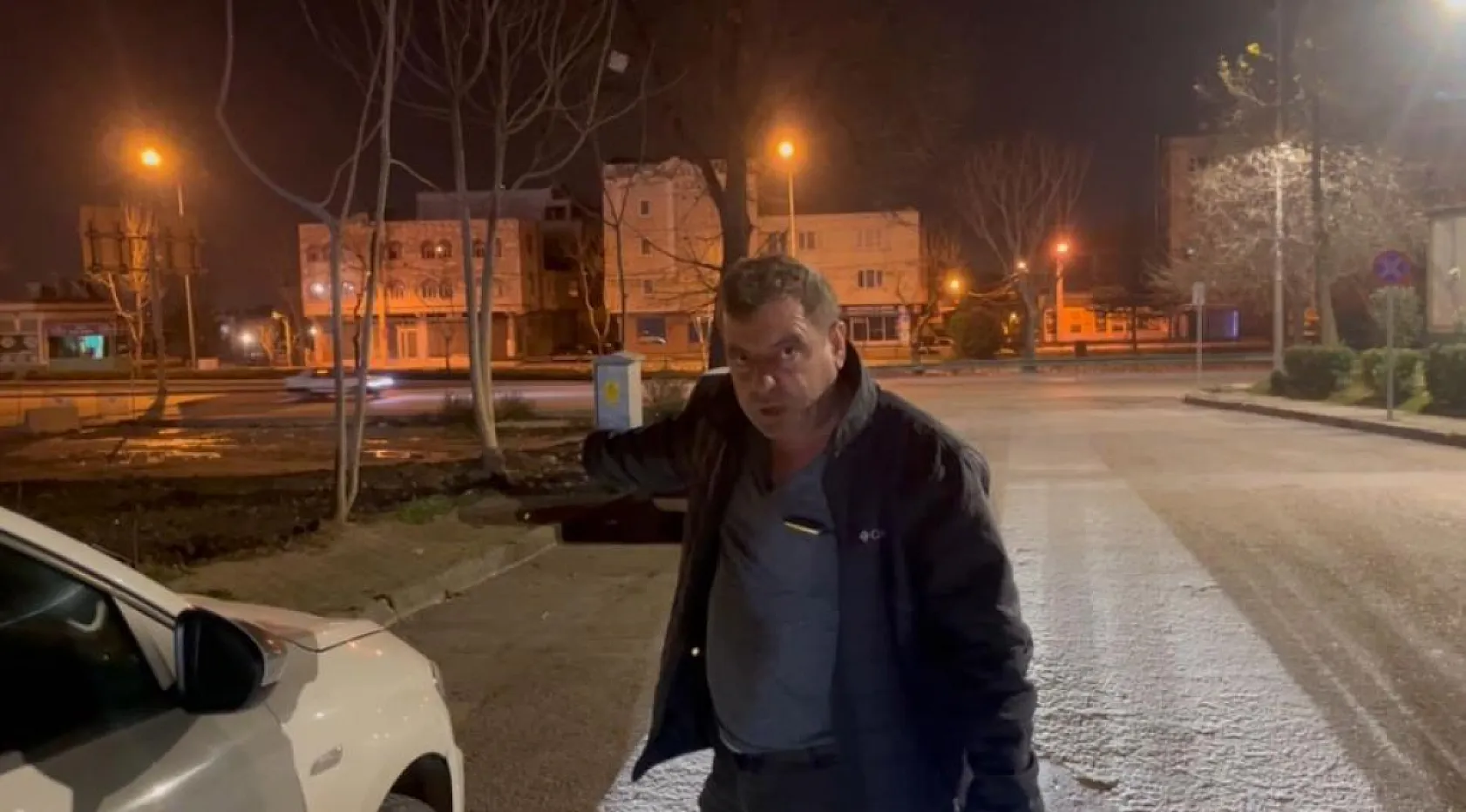 Alkol denetimine takılan sürücü: Yok ağabey kaçmadım, yatacağım ben burada
