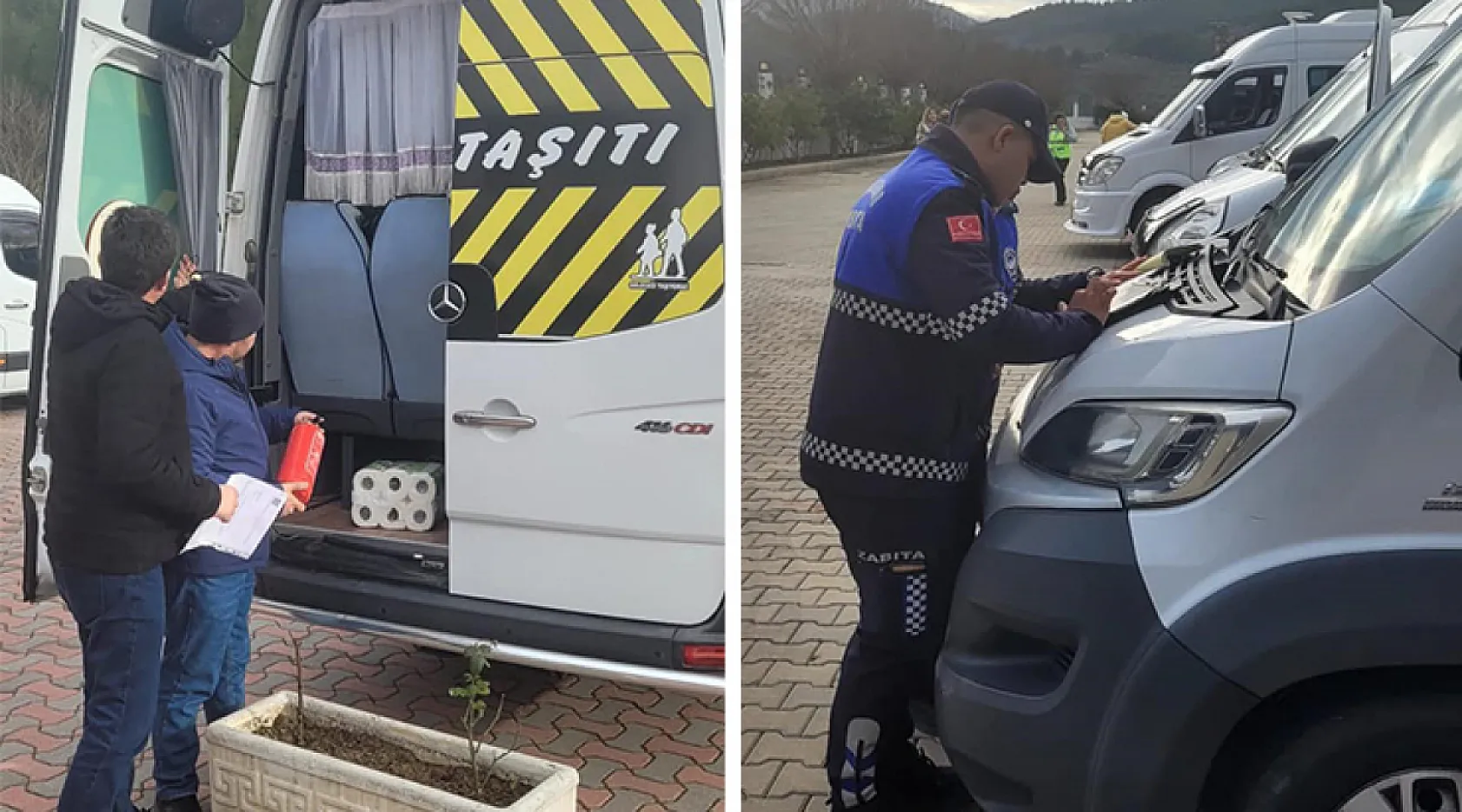 Muğla'da okul servis araçlarına sıkı denetim
