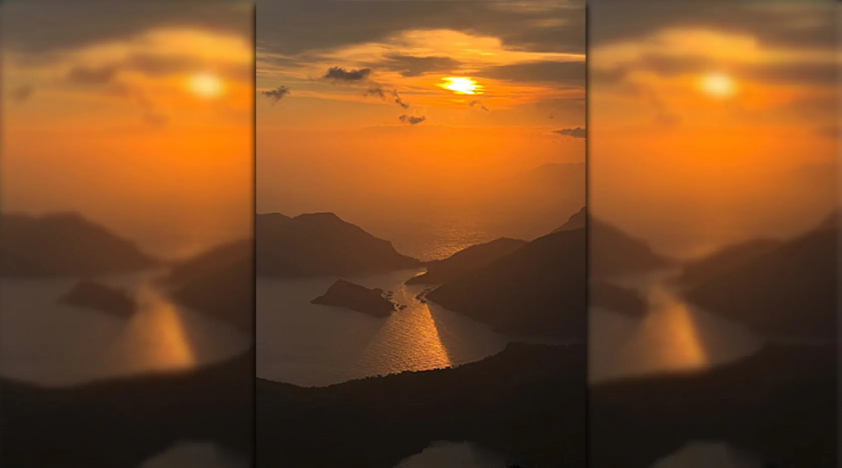 Fethiye'de Eşsiz Gün Batımı Manzaraları: Likya'nın Işıklar Ülkesi Renklerle Buluşuyor