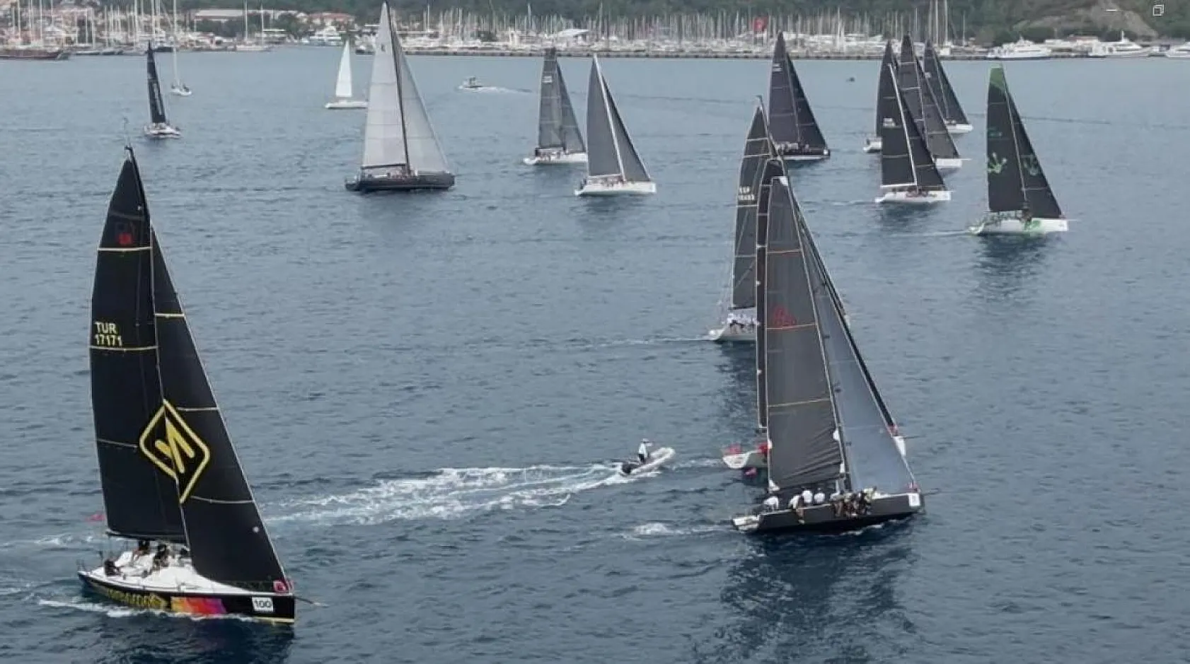 Marmaris Yarış haftasının ikinci günü tamamlandı