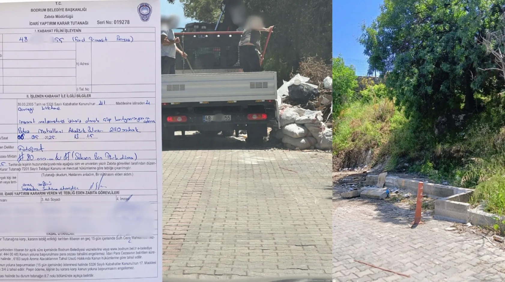 Muğla'da Çevreyi ve doğayı kirletenlere 260 bin lira cezai işlem uygulandı