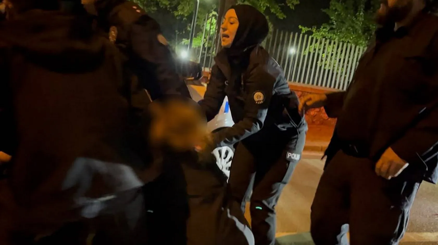 Önce polisi çağırdılar, sonra ekiplere direndiler