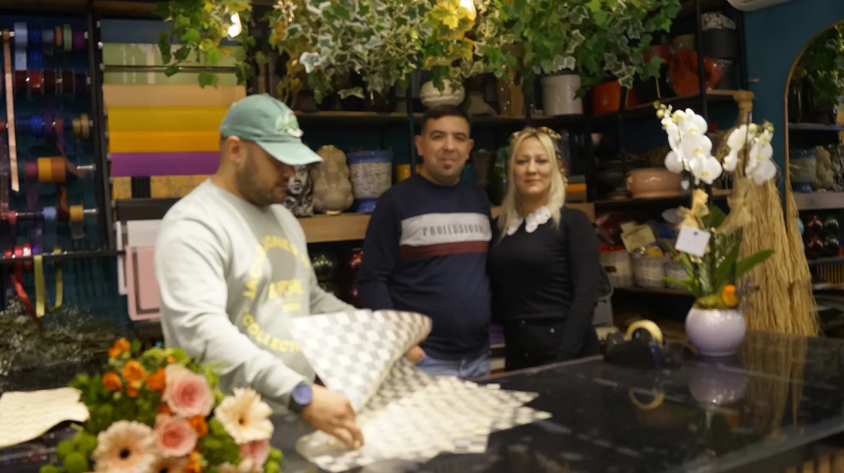 Fethiye'de bayramın ilk gününde çiçek satışlarında anormal artış