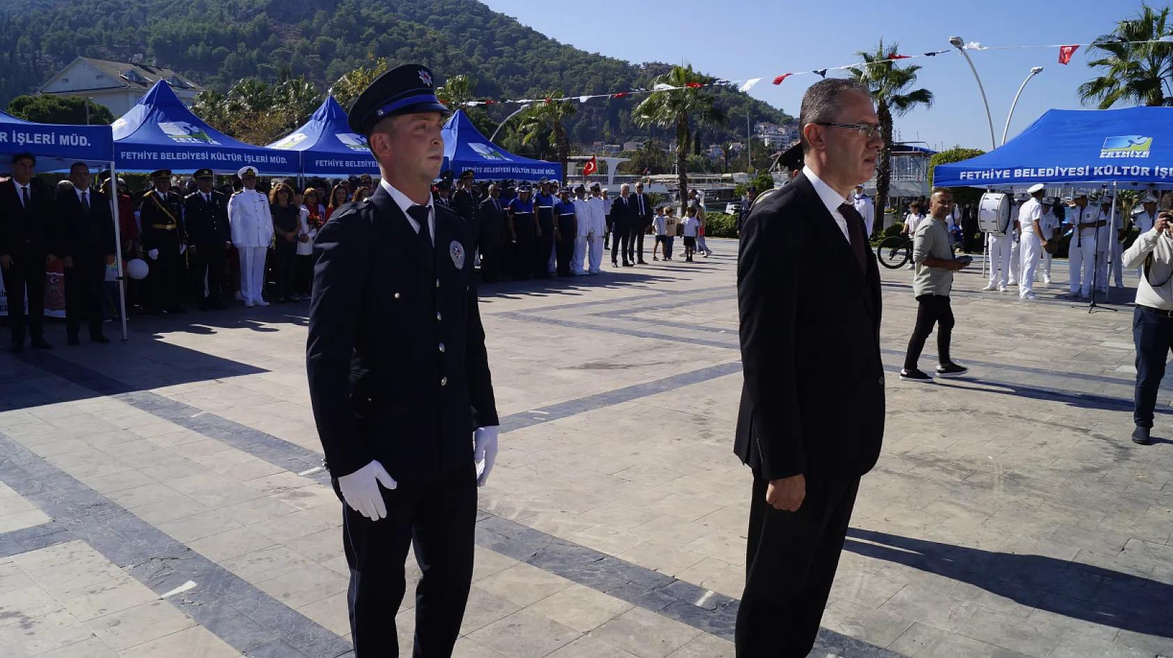 Fethiye'de 29 Ekim Cumhuriyet Bayramı Çelenk Töreni Düzenlendi