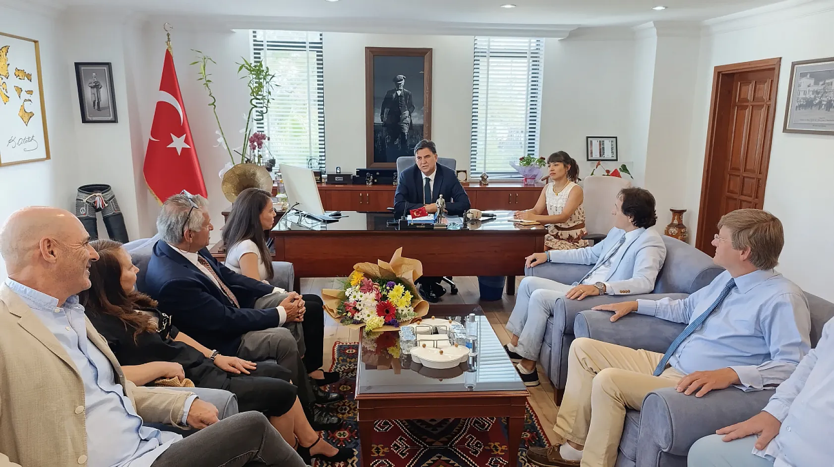 Başkan Karaca, İngiliz Heyeti Ağırladı