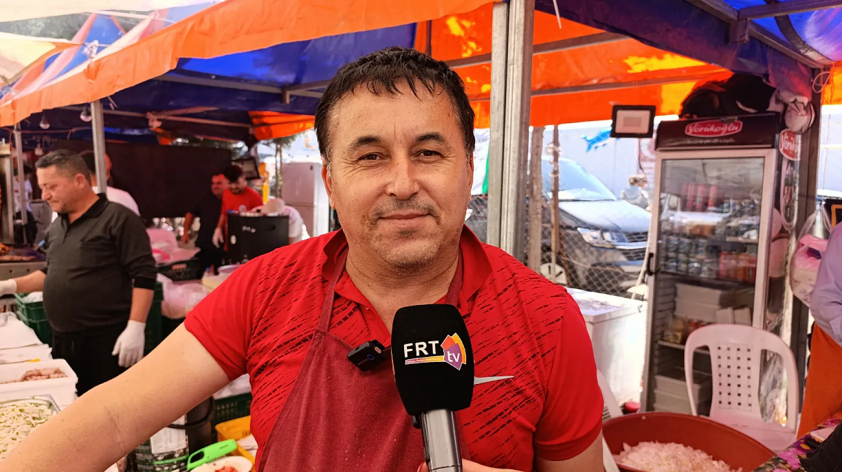 Güreşlerde yeme içme stantları ilgi görüyor