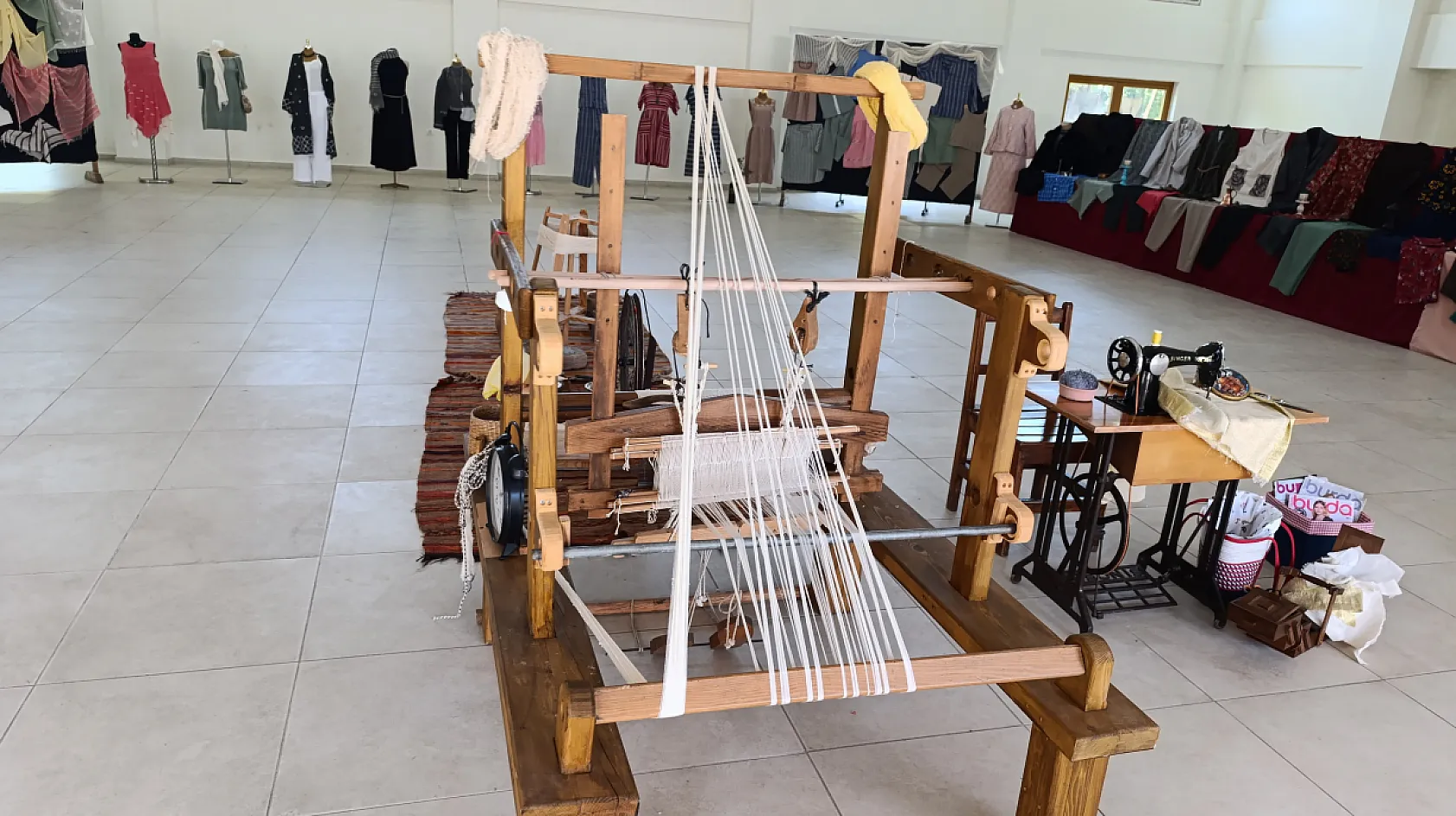 Fethiye Üzümlü'de el sanatları sergisi
