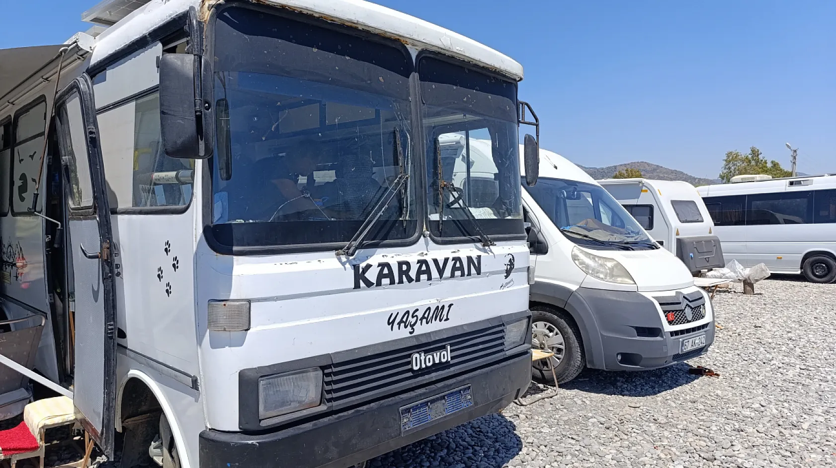 Fethiye'de karavancı Pehlivan, '10 senedir karavanda yaşıyorum'