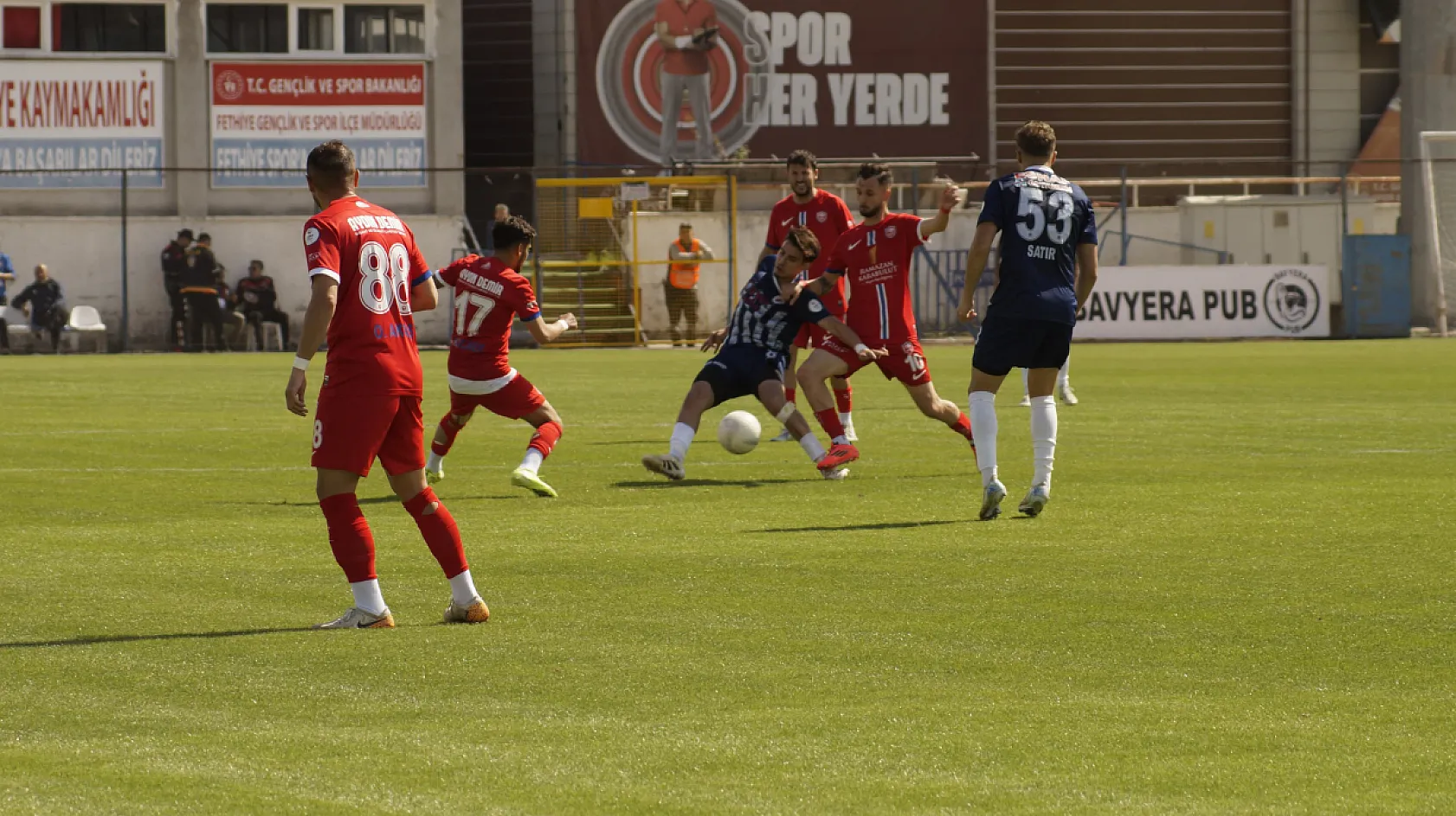 Fethiyespor evinde Kepez Spor'u tek golle geçti 1-0