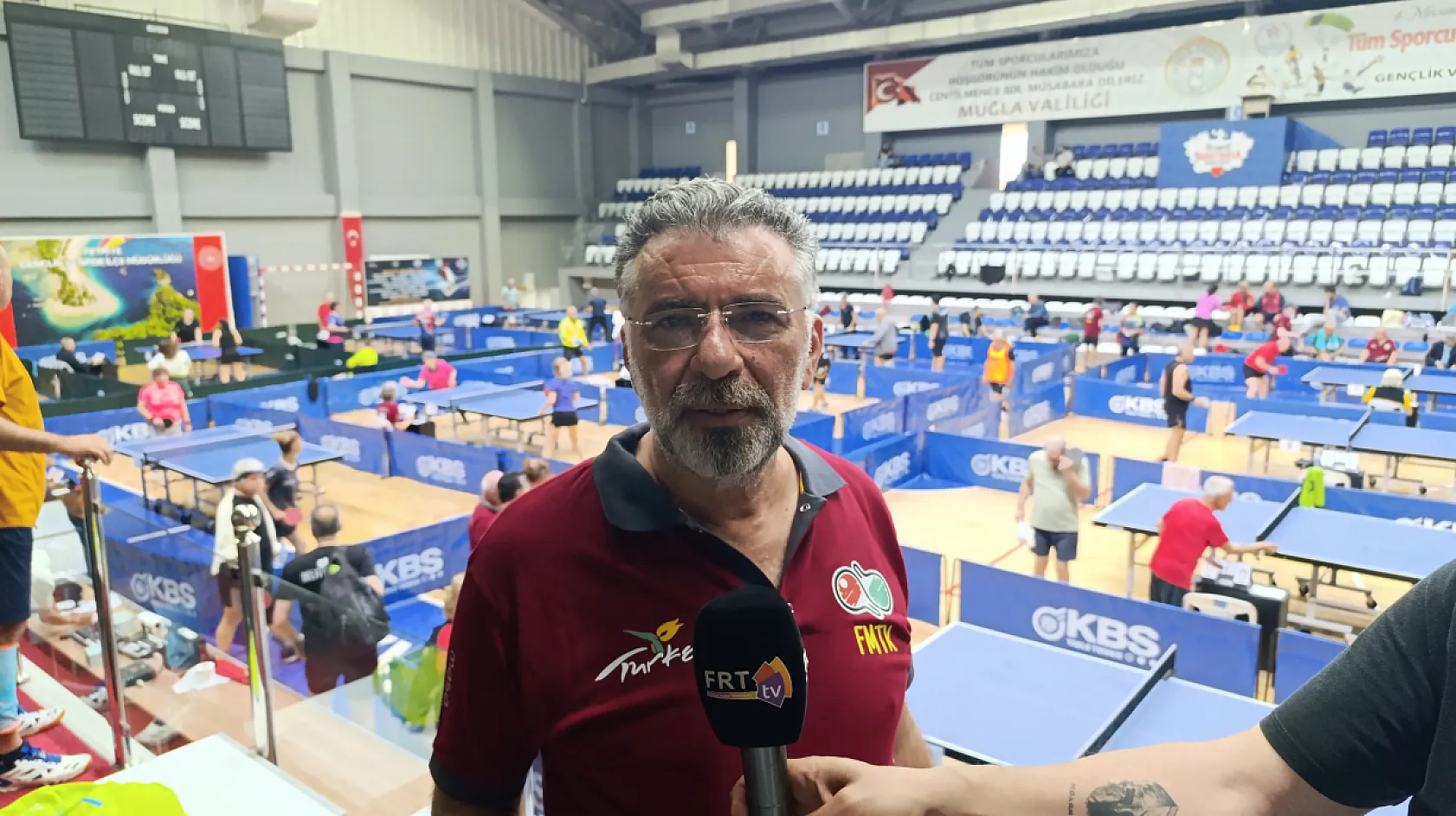 Fethiye'de ilk kez 'Veteran Masa Tenisi Turnuvası' düzenlendi