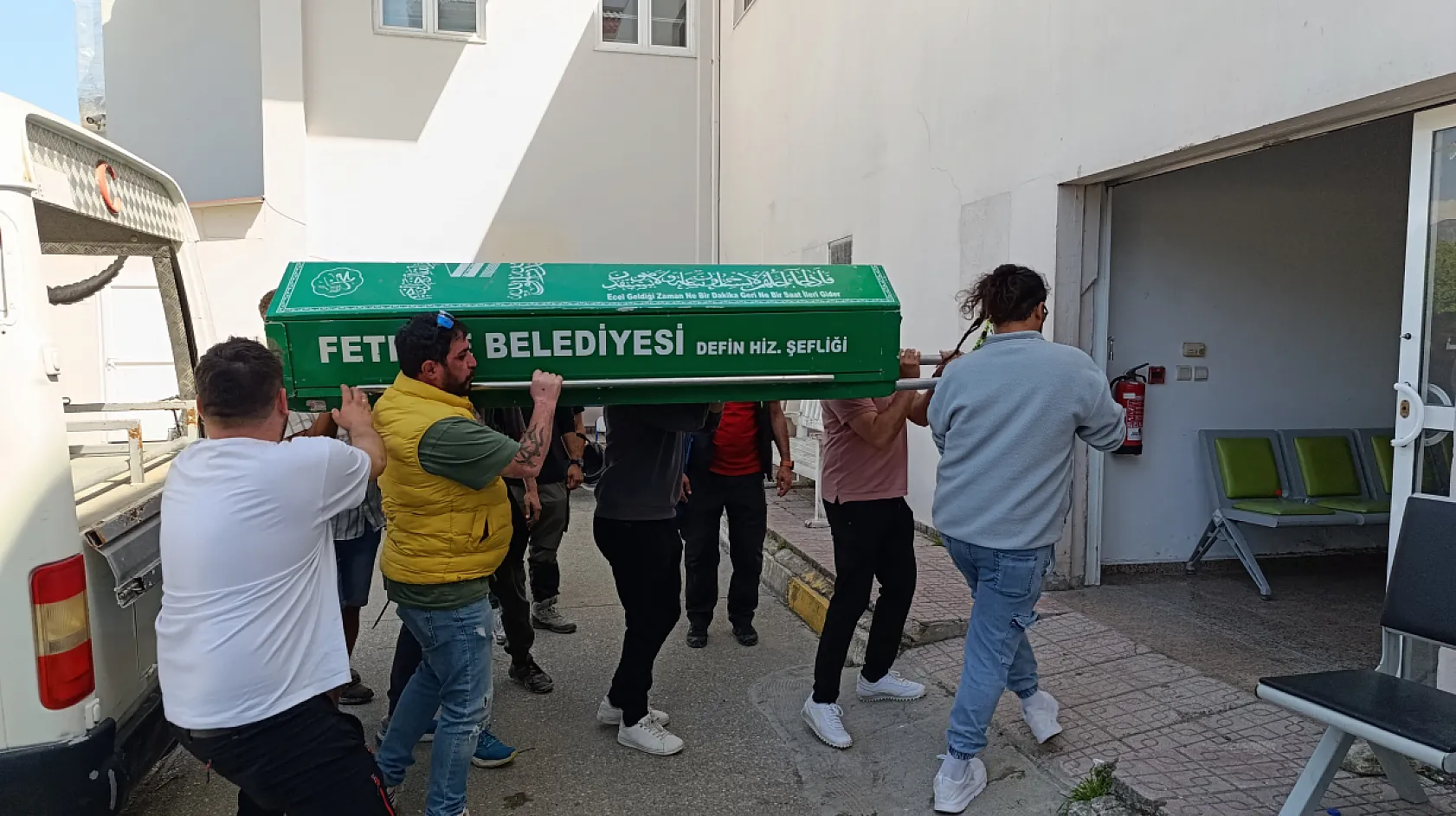 Fethiye Babadağ'da Paraşüt Kazasında Hayatını Kaybedenlerin Cenazeleri Hastaneye Getirildi