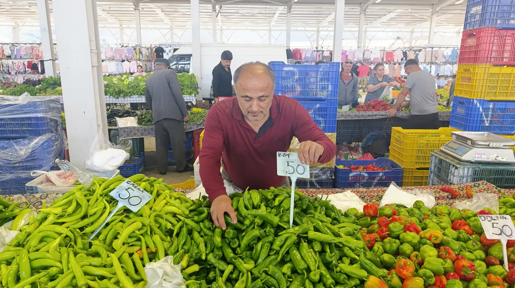 Ayat: 'Fethiye Cumartesi Pazarı'na yoğun ilgi var'