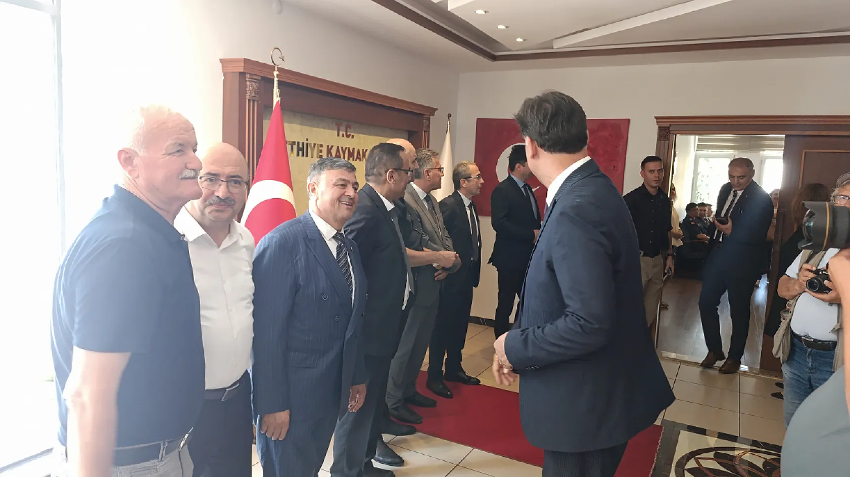 Fethiye Kaymakamlığı'nda Kurban Bayramı öncesi bayramlaşıldı