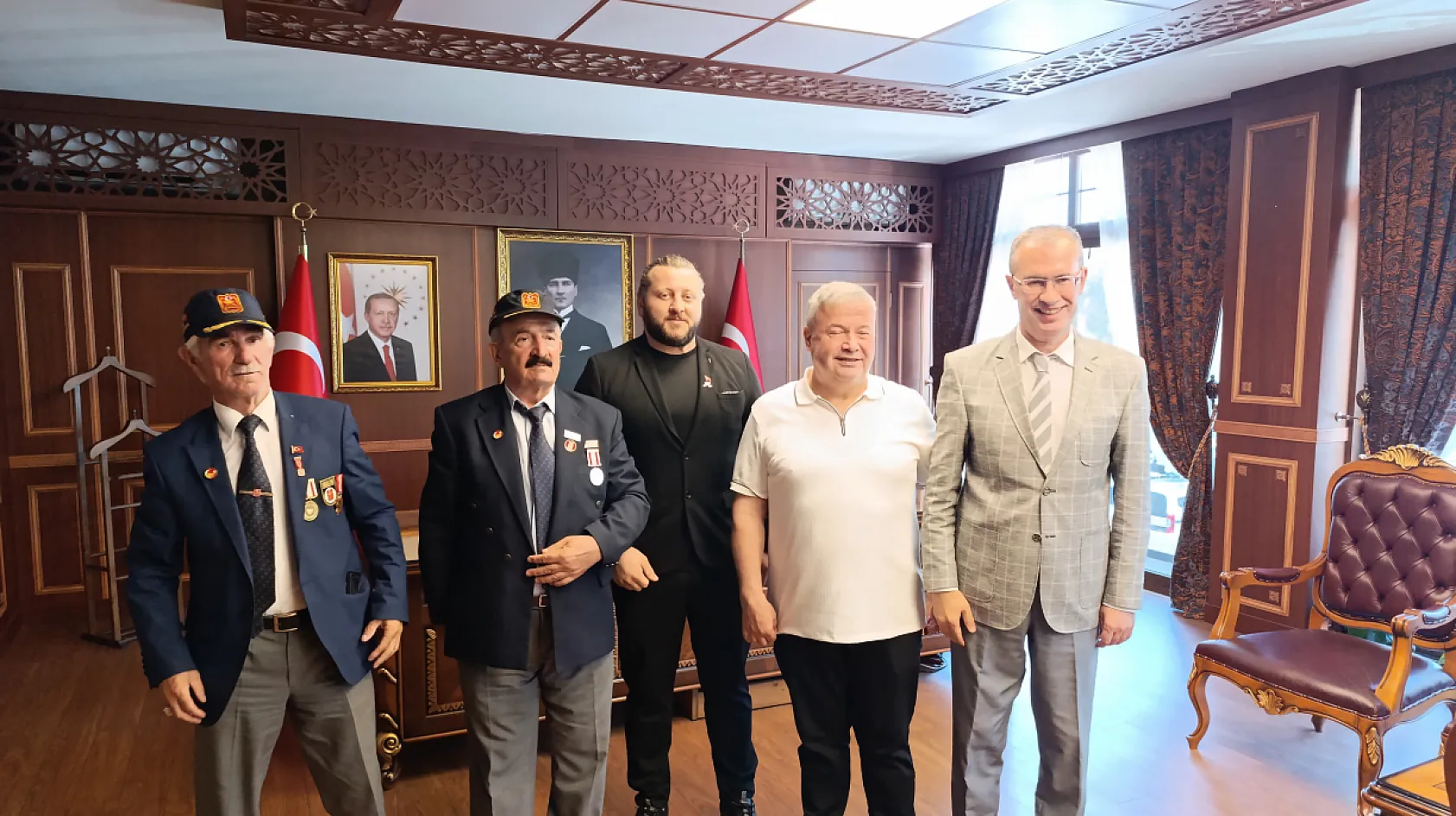 Fethiye Kaymakamlığı'nda Kurban Bayramı öncesi bayramlaşıldı
