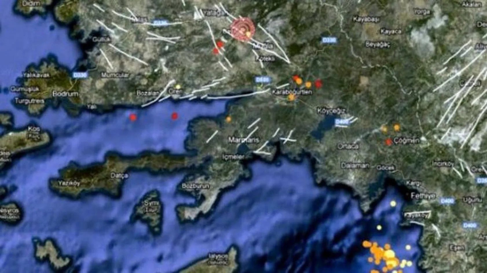 Uzmanlar uyardı, Muğla'da 4 aktif fay hattı bulunuyor! İşte Muğla deprem risk haritası