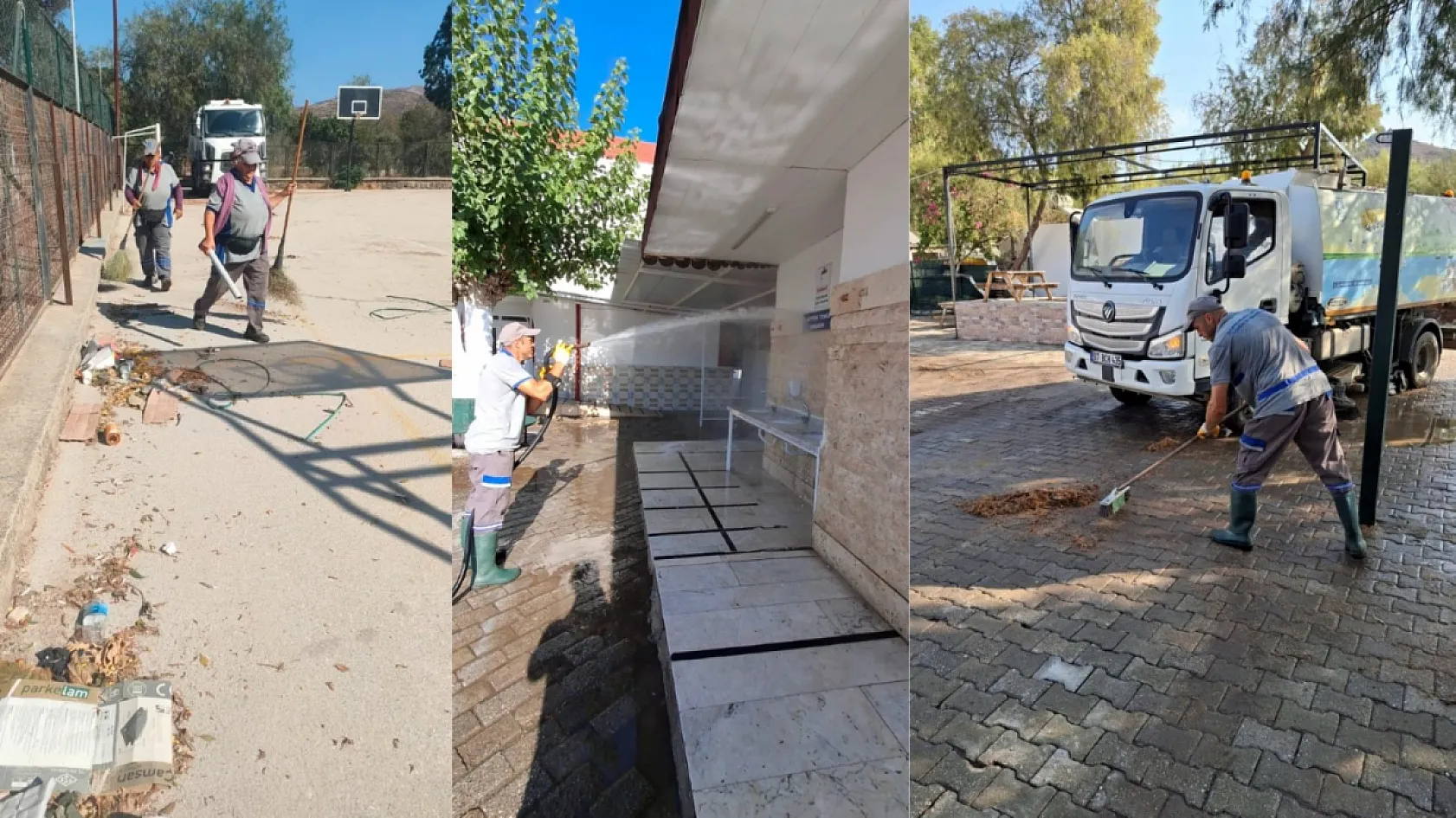 Bodrum Belediyesi okullara destek vermeye devam ediyor