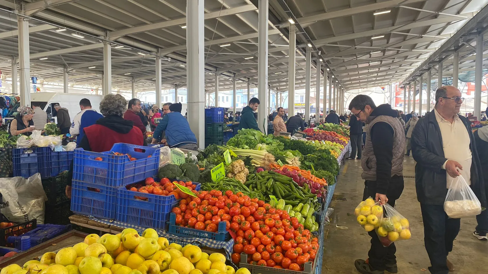 Fethiye Patlangıç Pazarı'nda güncel fiyatlar