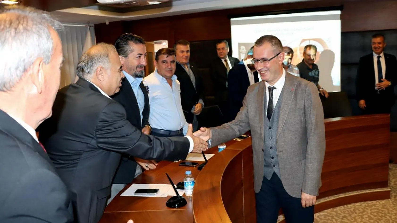 Kaymakam Ertaş, FTSO toplantısına katıldı