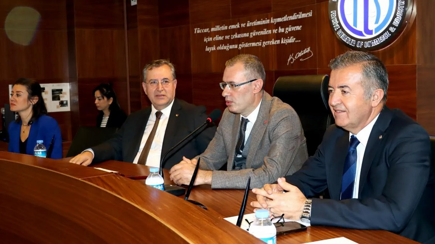 Kaymakam Ertaş, FTSO toplantısına katıldı