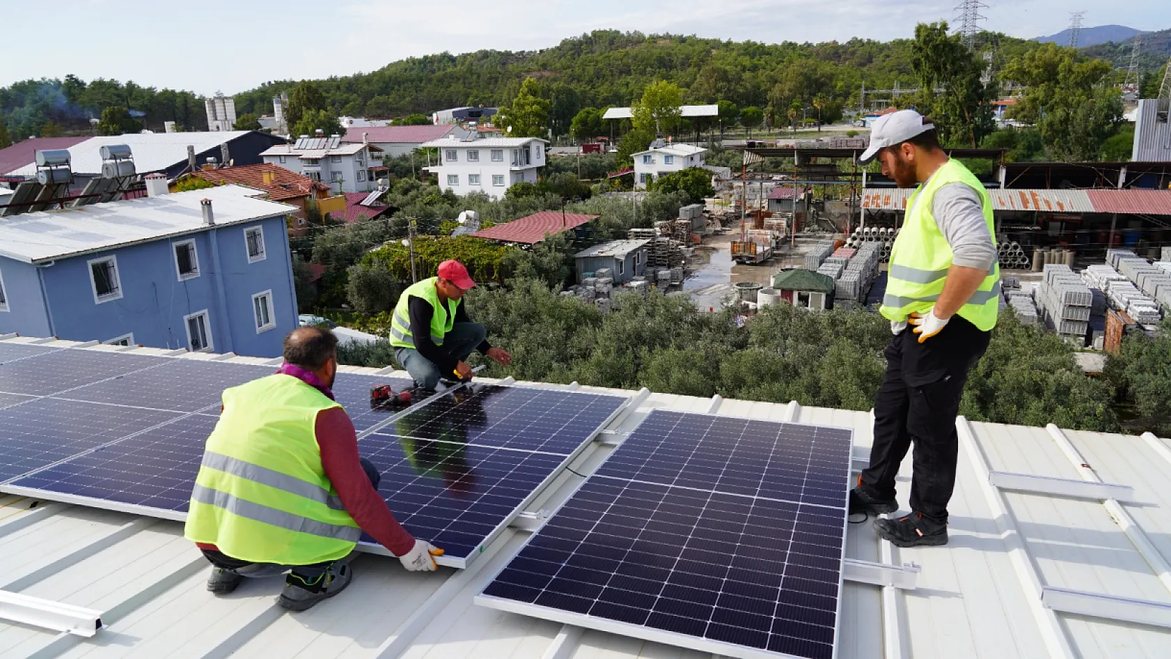 MUSKİ, Fethiye ve Bodrum'da Güneş Enerjisi Santralleri Kurulumuna Başladı