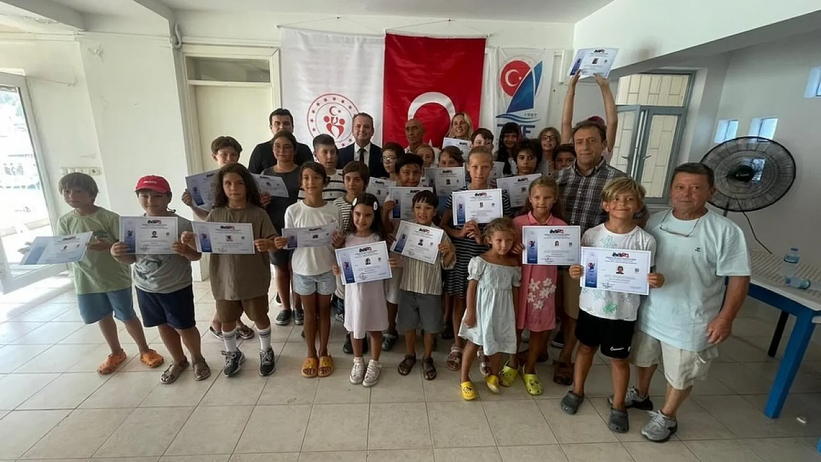 Fethiye Kaymakamı Akkaya, Yelken Kursu Sertifika Törenine Katıldı