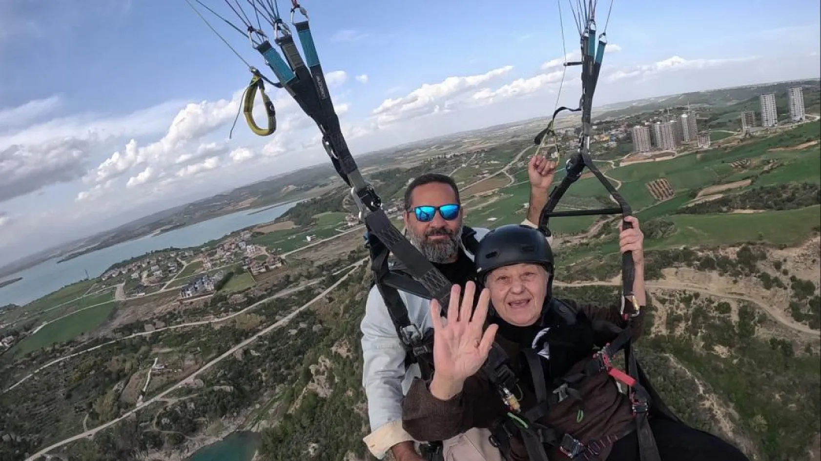 Ölmeden önce uçmak istiyordum! 83 yaşındaki kadından cesur karar