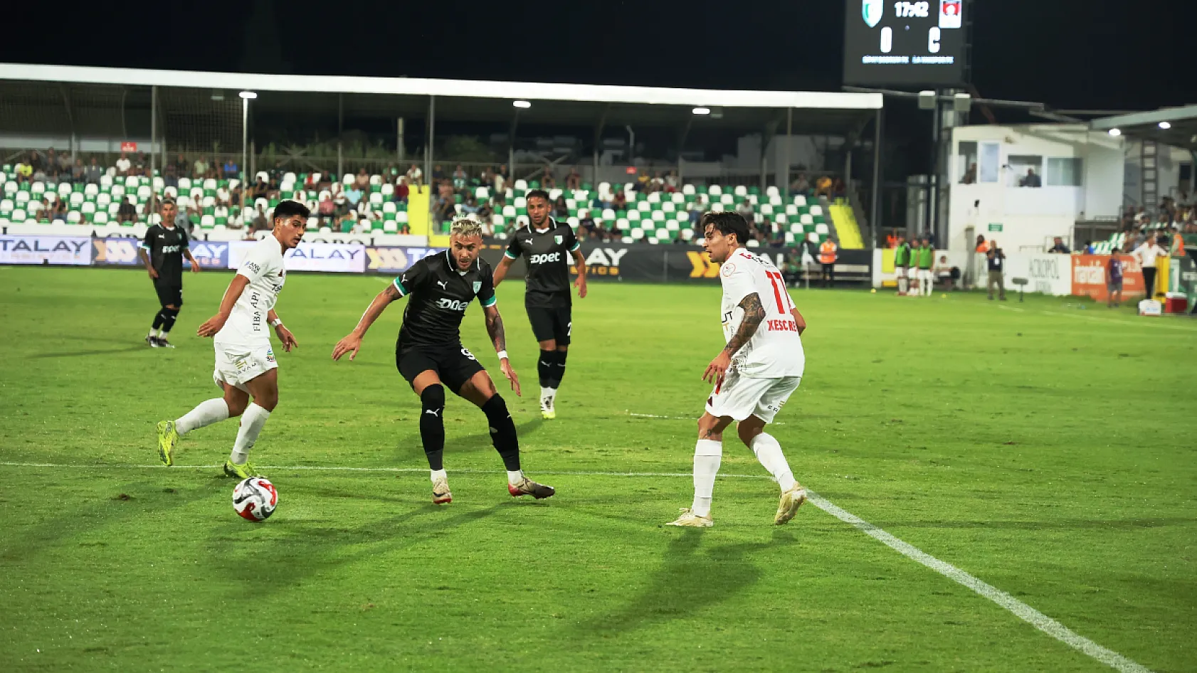 Trendyol 1. Lig'in 7. haftasında Bodrum FK, sahasında Vanspor FK'yı 2-0 mağlup etti
