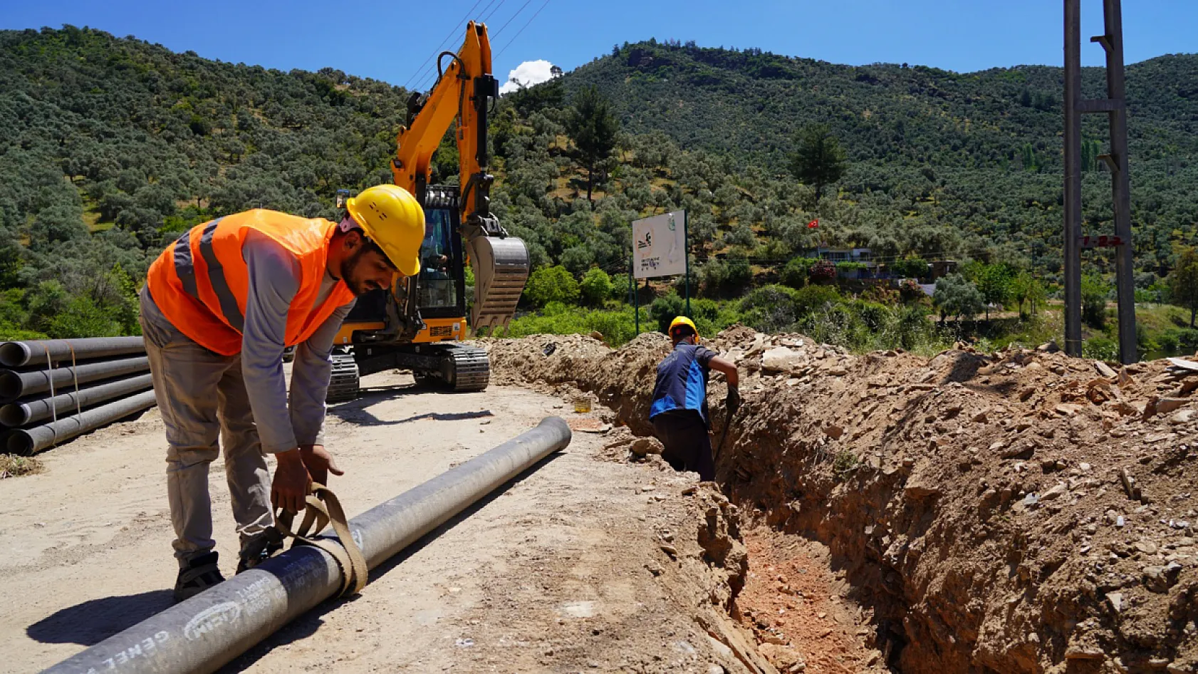 Milas Günlük ve Sakarkaya Mahallelerinin taşıma su derdine son