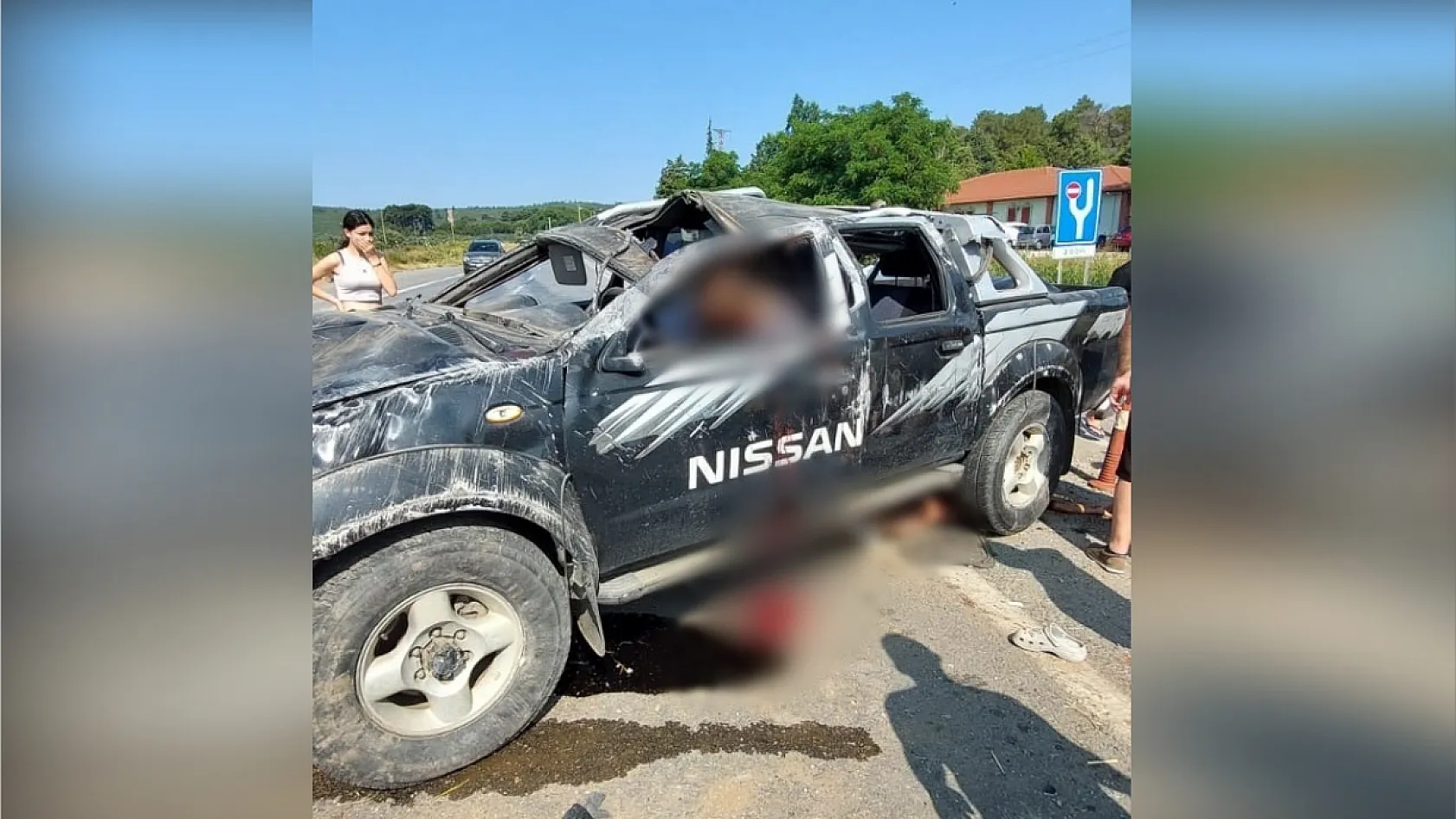 Kamyonetin takla attığı kazada 1 kişi can verdi, 2 kişi yaralandı