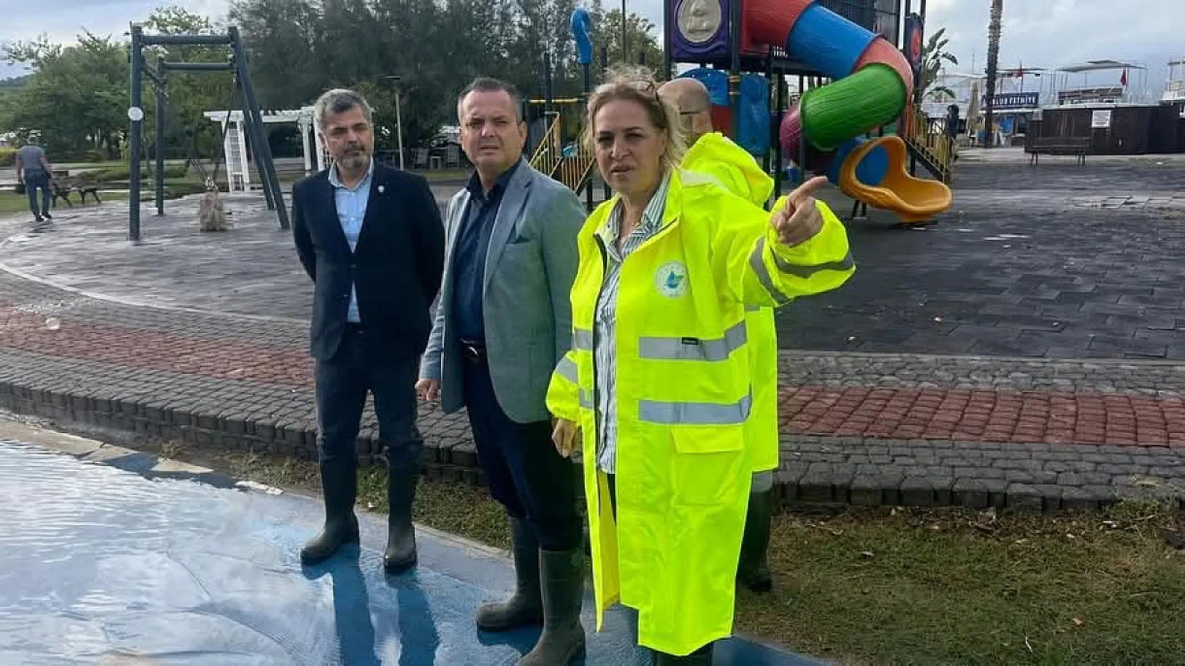 Fethiye Kaymakamı Akkaya, Yağış Sonrası İncelemelerde Bulundu