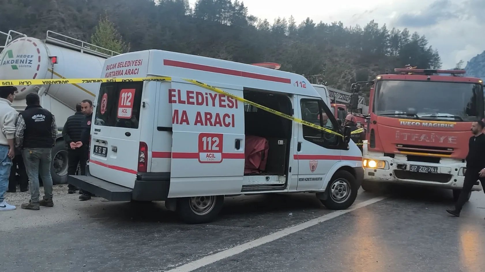 Isparta-Antalya karayolunda feci kaza: 7 ölü