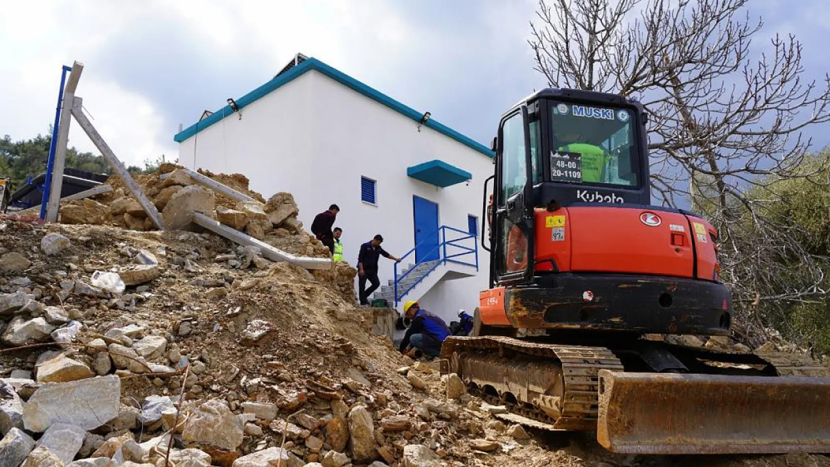 Milas Bafa Mahallesi'ndeki içme suyu deposu yenilendi